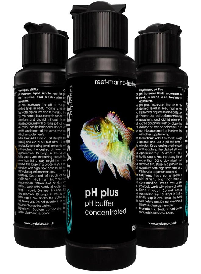 crystalpro pH Plus 4.22 Oz Aquarium pH Adjuster - Raise pH Safely - for Reef Marine and Freshwater Aquariums - Image 2